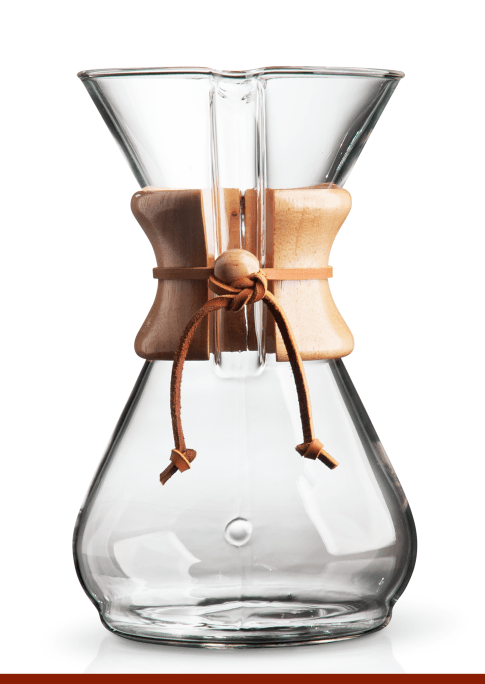 Classic Glass Coffee Pot V60 Dripper Wooden Handle Pour Over