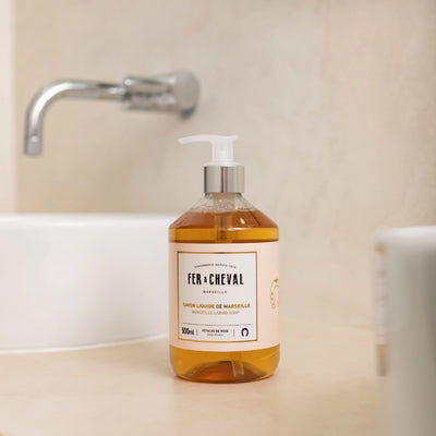 Fer À Cheval, Rose Petals Genuine Marseille Liquid Soap, - Placewares