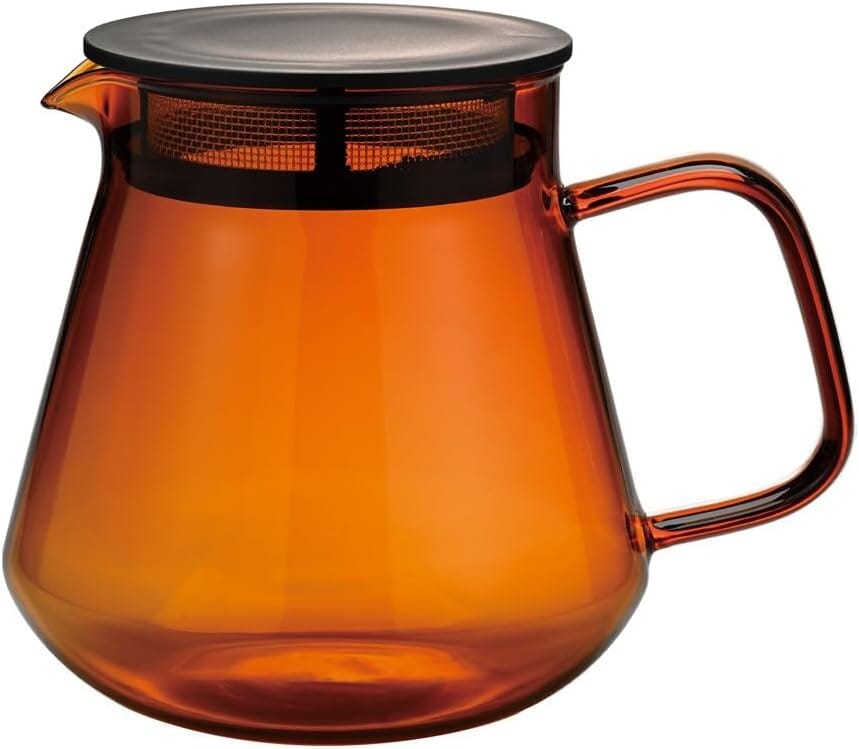 Hasami Porcelain, Hot Brew Glass Pitchers, Amber- Placewares