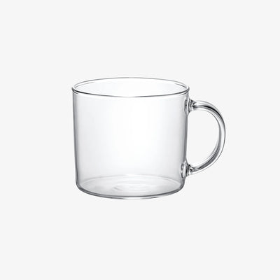 Common, Common Heat Resistant Glass Mugs, 10.5 oz - 3 ¼ in ø x 2 ⅞ in H / White- Placewares