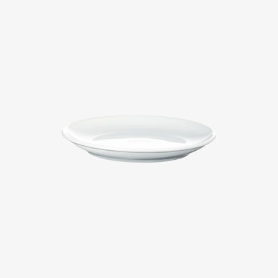 Common, Common White Porcelain Round Plates, 6" ø / White- Placewares