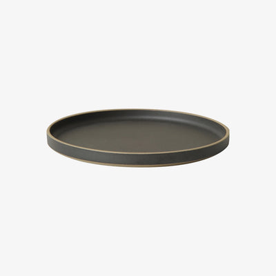 Hasami Porcelain, Plate 10 in / 255 mm - Black, Black- Placewares