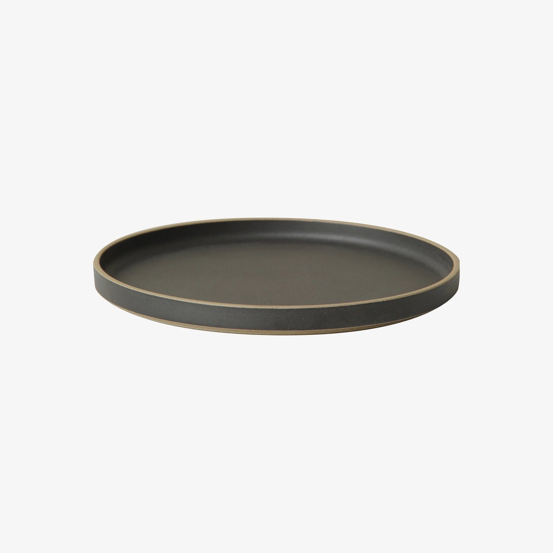 Hasami Porcelain, Plate 10 in / 255 mm - Black, - Placewares