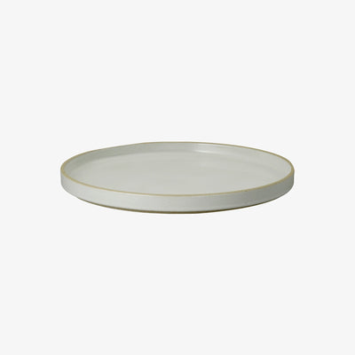 Hasami Porcelain, Plate 10 in / 255 mm - Gloss Gray, - Placewares