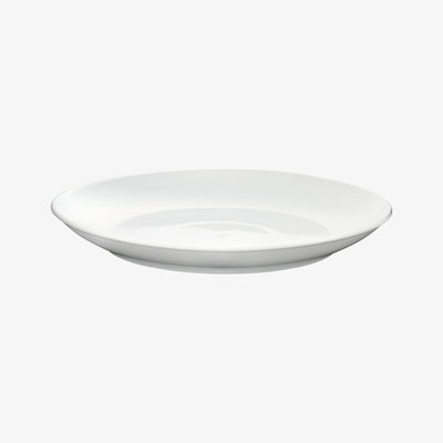 Common, Common White Porcelain Round Plates, 10 ½" ø / White- Placewares