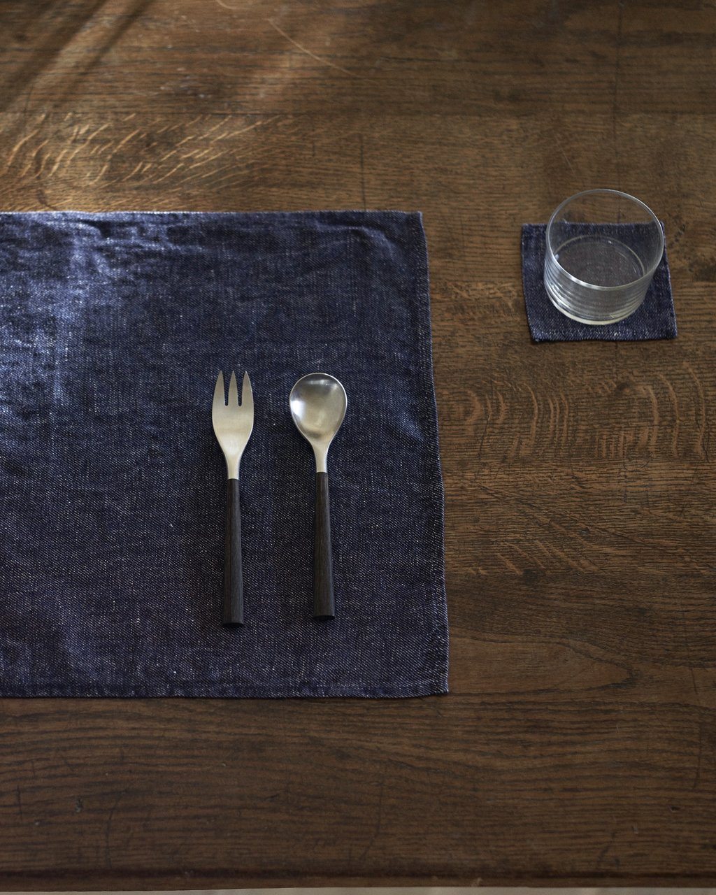 Fog Linen, Japanese Linen Denim Placemats, - Placewares