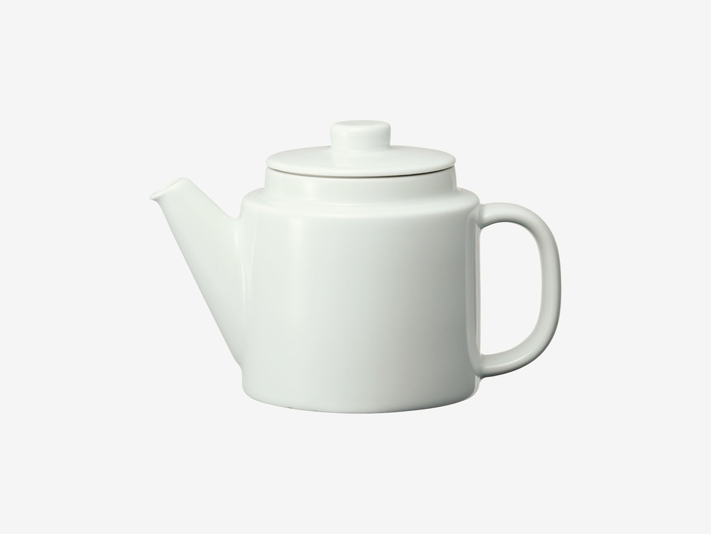 Common, Common White Porcelain Tea Pot, 34 oz - 4 ¾ ø x 8 x 5 ¼" / White- Placewares