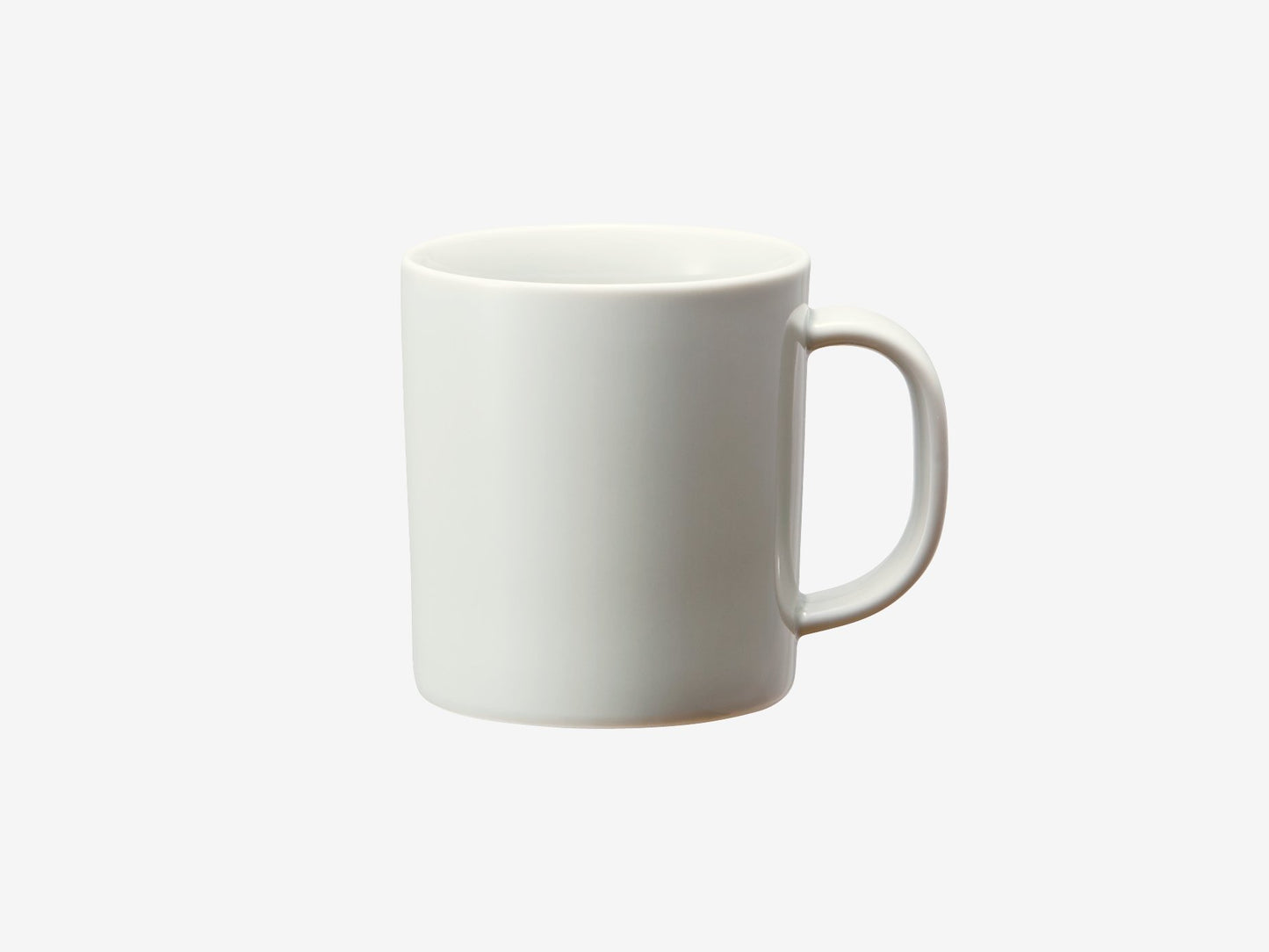 Common, Common White Porcelain Mugs, 10 oz - 3 in ø x 4 ¼ x 3 ½" / White- Placewares