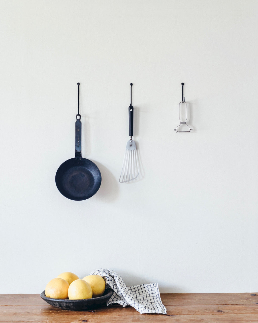 Fog Linen, Handmade Wrought Iron Single Hooks, - Placewares