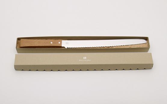 Shizu Hamono, Morinoki Stainless Steel Bread Knife, Wood / Stainless Steel- Placewares