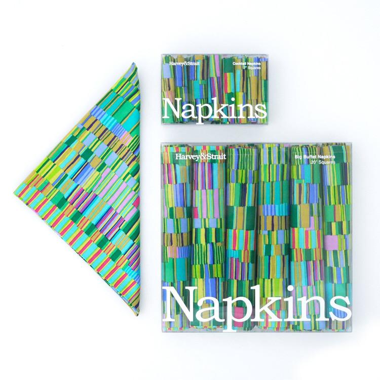 Colorful Cloth Napkins, Set of 6