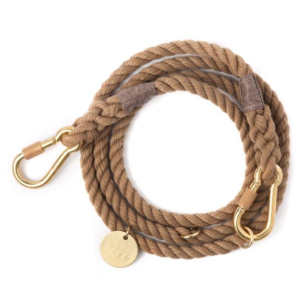 Found My Animal, Marine Grade Adjustable Dog Leash - Natural, Small- Placewares