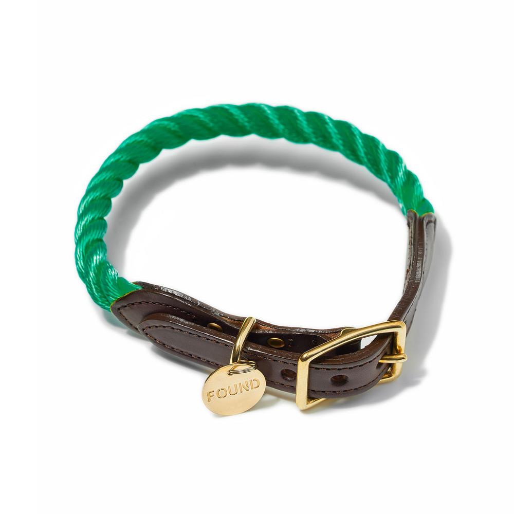 Found My Animal, Marine Grade Pet Collar - Miami Green, X-Small- Placewares