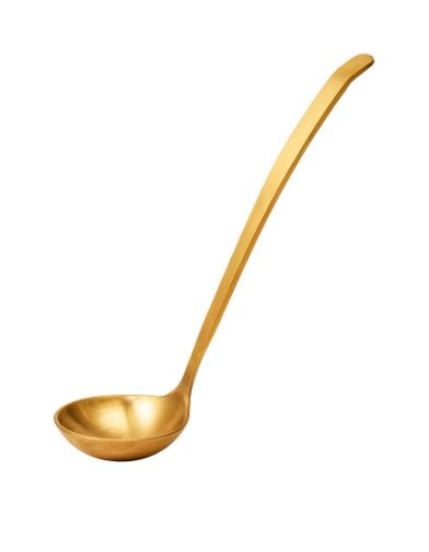 Handmade Brass Ladles, Kitchen, Placewares, Handmade Brass Ladles - Lacquered, Designed in Japan, Made in India