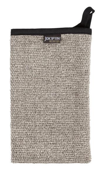 Jokipiin, Villa Linen Wash Mitten, linen & black, Linen & Black- Placewares