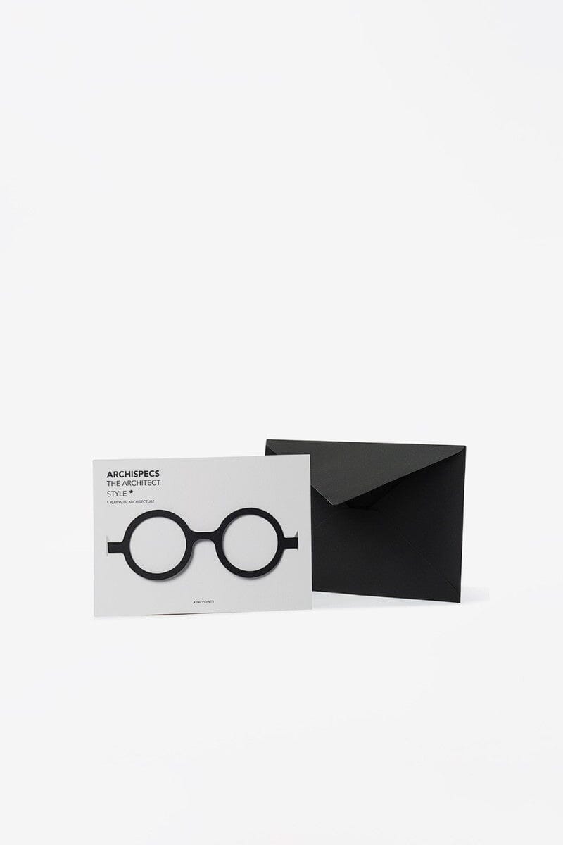 Cinqpoints, Architect Eyeglasses Notecard, One-Size- Placewares