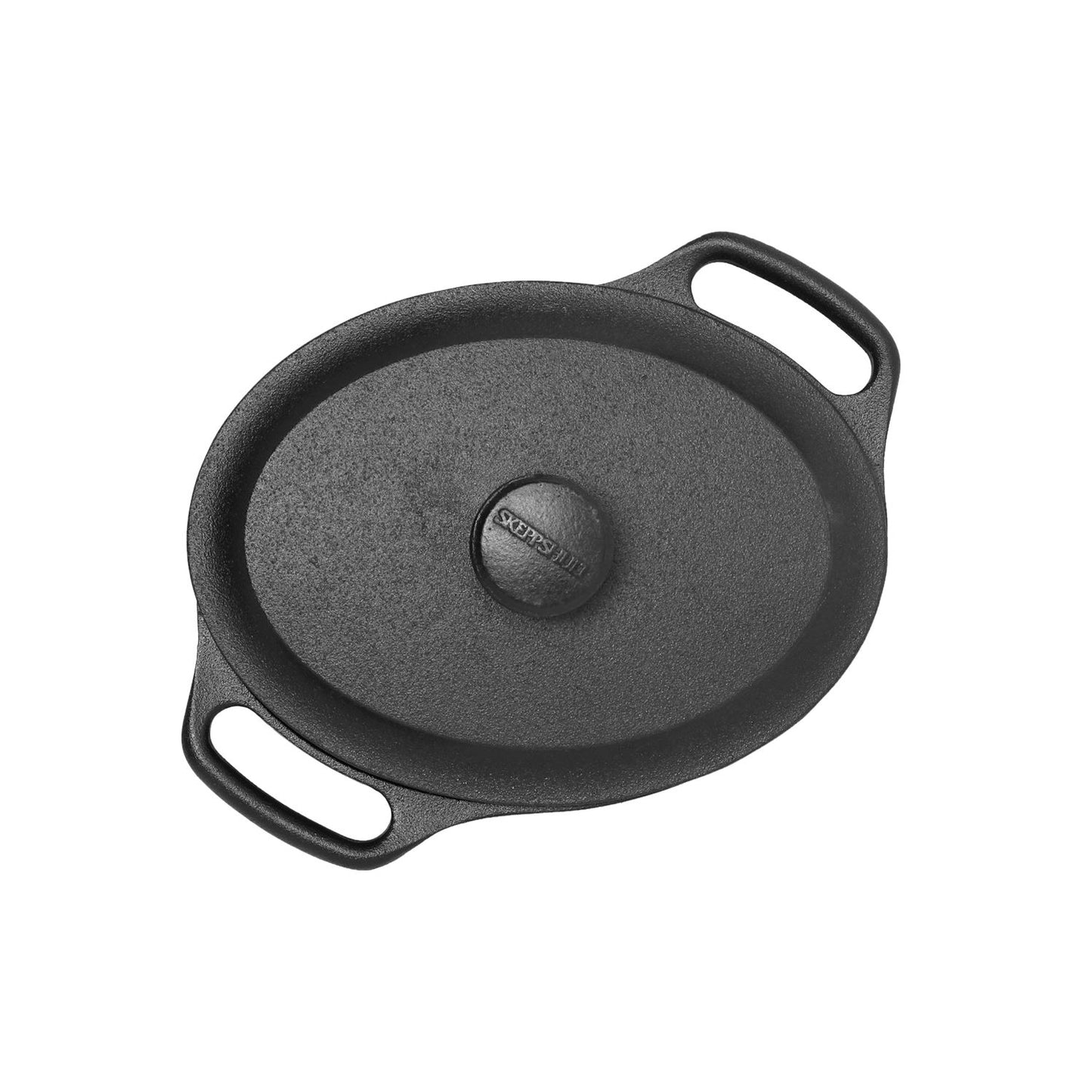 Skeppshult, Swedish Cast Iron Oval Casserole with Lid, 2 qt, - Placewares