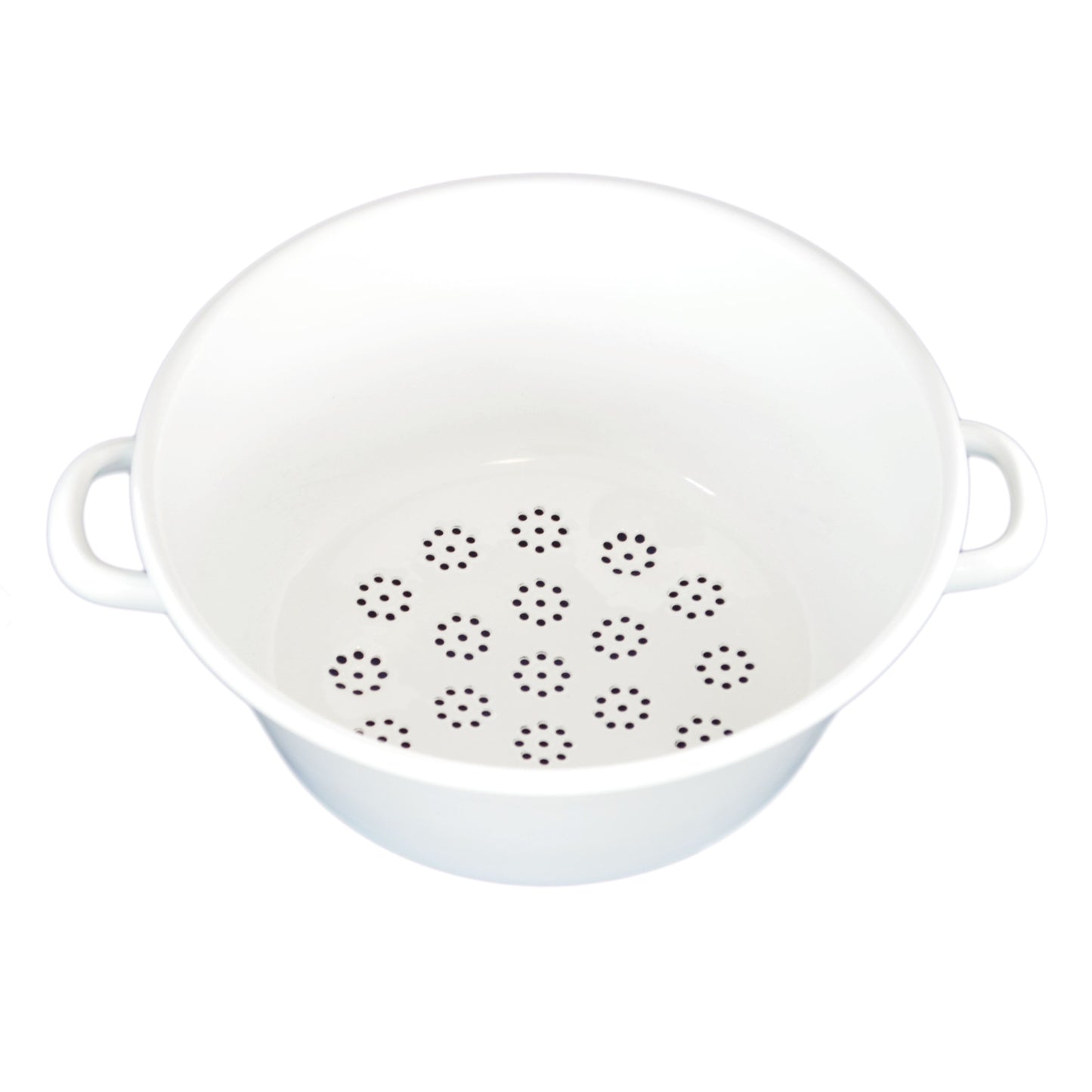 Riess, Porcelain Enamel Two-Handled Colander, One-Size- Placewares