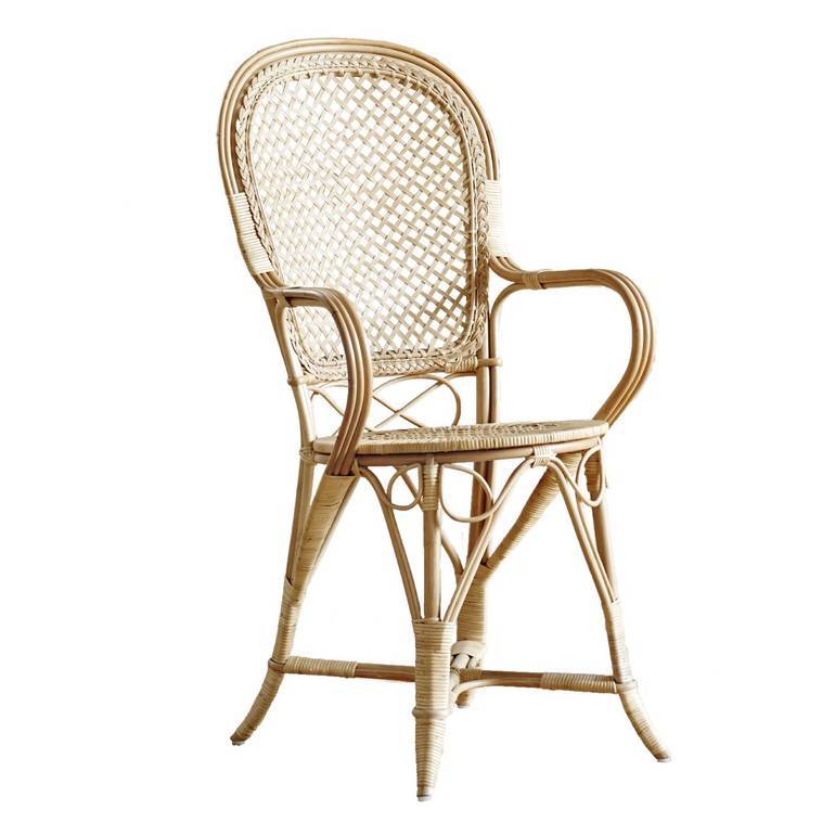 Sika, Fleur Chair, Polished Natural- Placewares